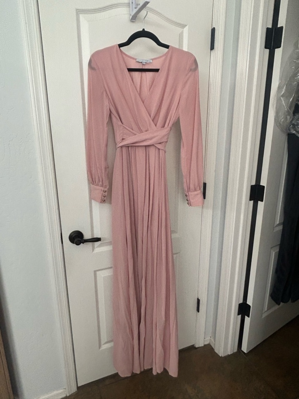 Baltic Born Dusty Rose Wrap Maxi Dress